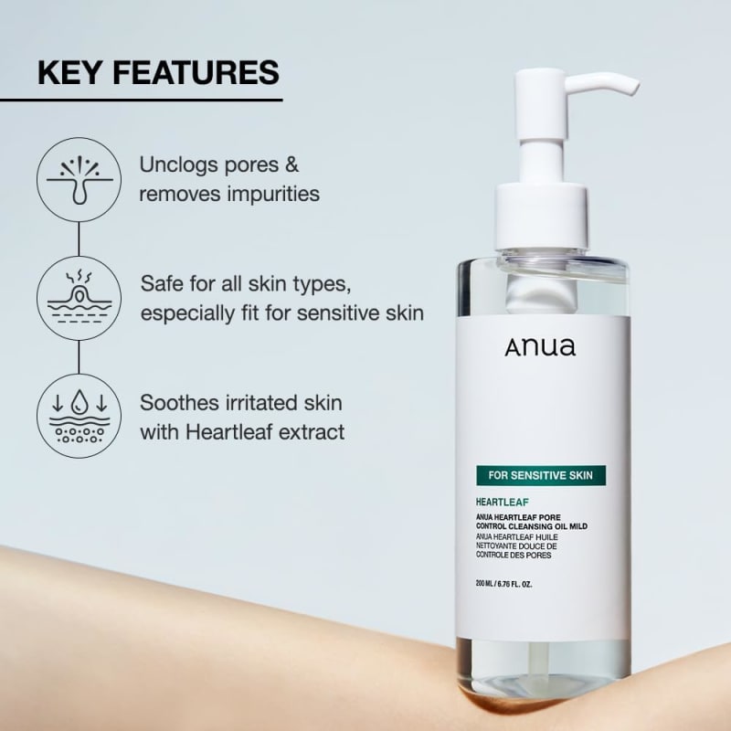Anua Heartleaf Pore Control Cleansing Oil 200ml 5
