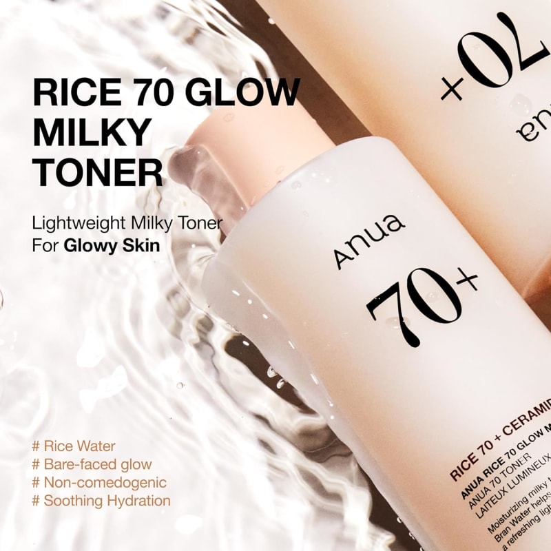 Anua Rice 70 Glow Milky Toner 3