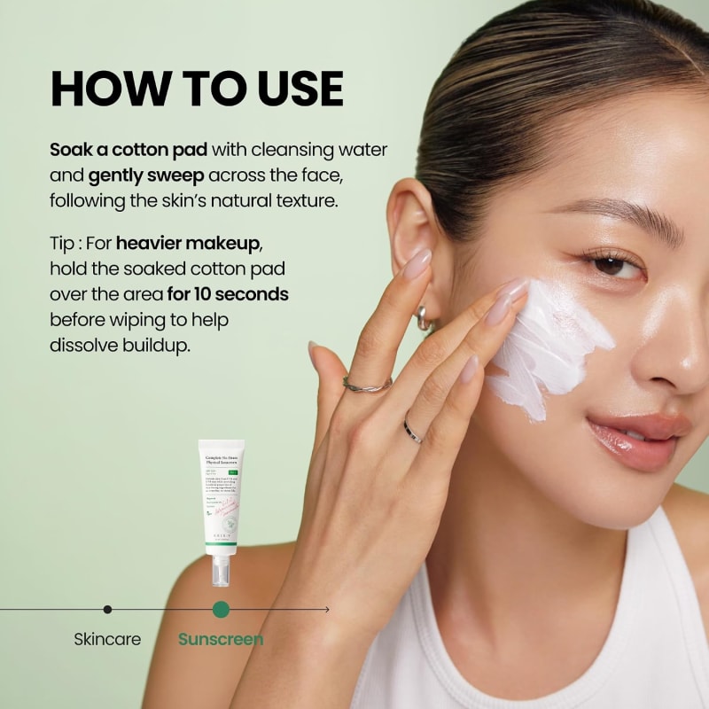 AXIS-Y Complete No-Stress Physical Sunscreen V.3 SPF50+ PA++++ 50ml | Mineral Zinc Oxide Sunscreen | 2% Niacinamide + Mugwort + Squalane 7