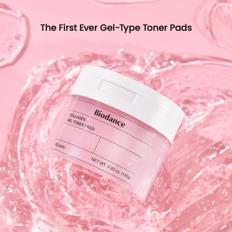 Biodance Collagen Gel Toner Pads 60 Pads | 243Da Collagen Water Toner Pads | Pore Care, Hydration & Firming Glow 4
