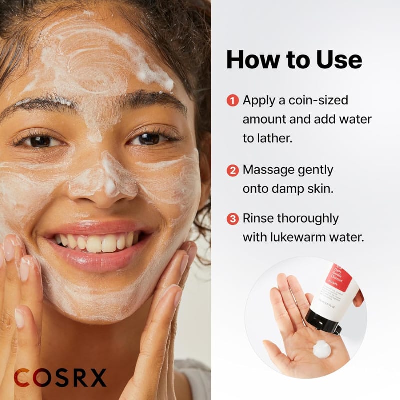 COSRX Salicylic Acid Daily Gentle Cleanser 150ml | Salicylic Acid BHA Face Wash | Pore, Sebum & Blemish Care 6