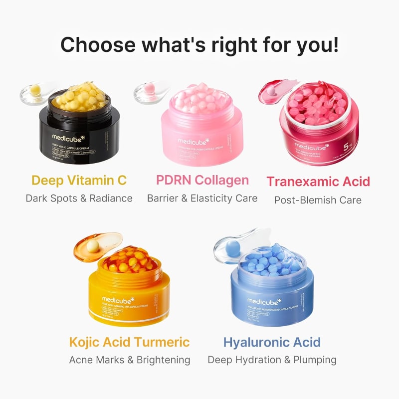 Medicube Deep Vita C Capsule Cream 55g | Vitamin C Brightening Cream with 5% Niacinamide | Dark Spot & Uneven Skin Tone Care 7