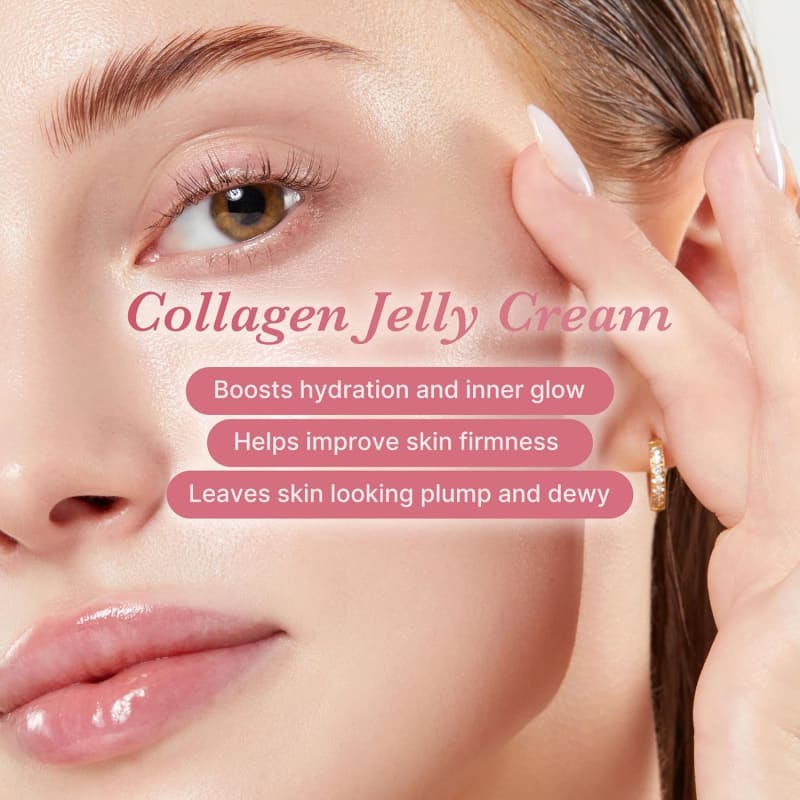 Medicube Collagen Jelly Cream 110ml | Niacinamide & Hydrolyzed Collagen Moisturizer | Firming, Hydrating & Glass Skin Glow Cream 9