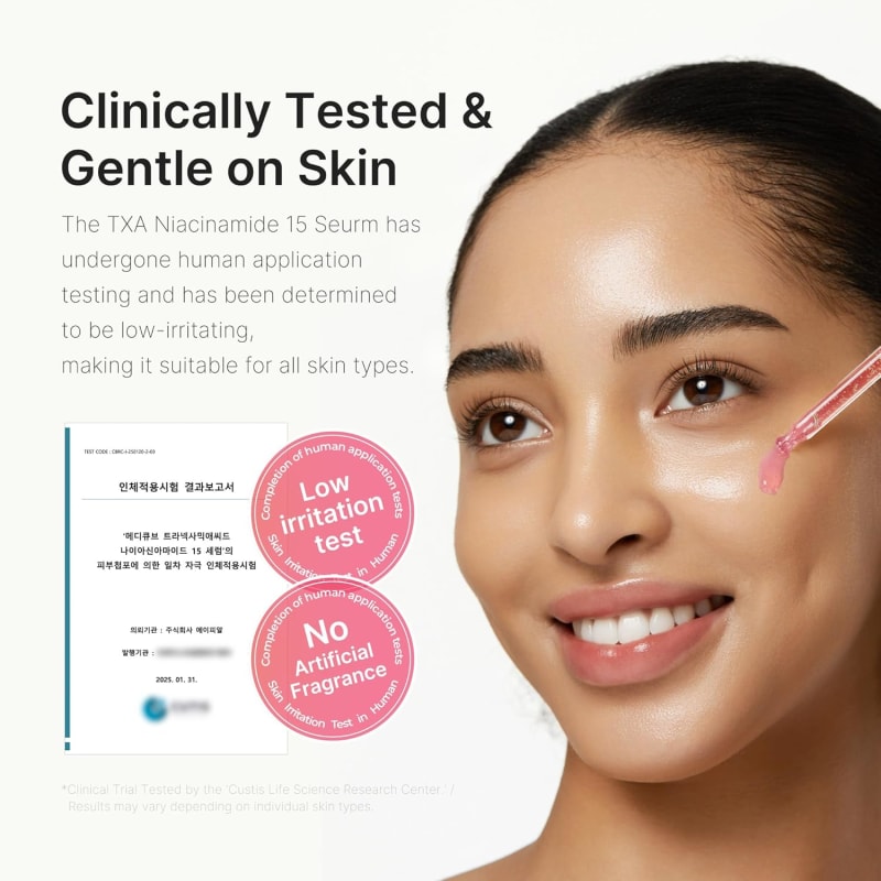 Medicube TXA Niacinamide 15 Serum 30ml | 10% Niacinamide + 5% Tranexamic Acid | Dark Spot & Uneven Skin Tone Serum 5