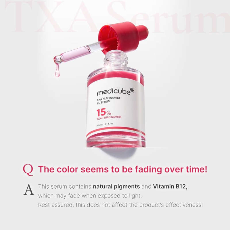 Medicube TXA Niacinamide 15 Serum 30ml | 10% Niacinamide + 5% Tranexamic Acid | Dark Spot & Uneven Skin Tone Serum 7