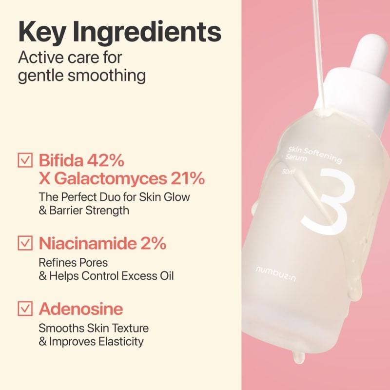 Numbuzin No.3 Skin Softening Serum 4