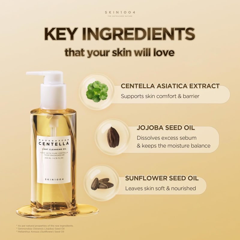 SKIN1004 Madagascar Centella Light Cleansing Oil 6