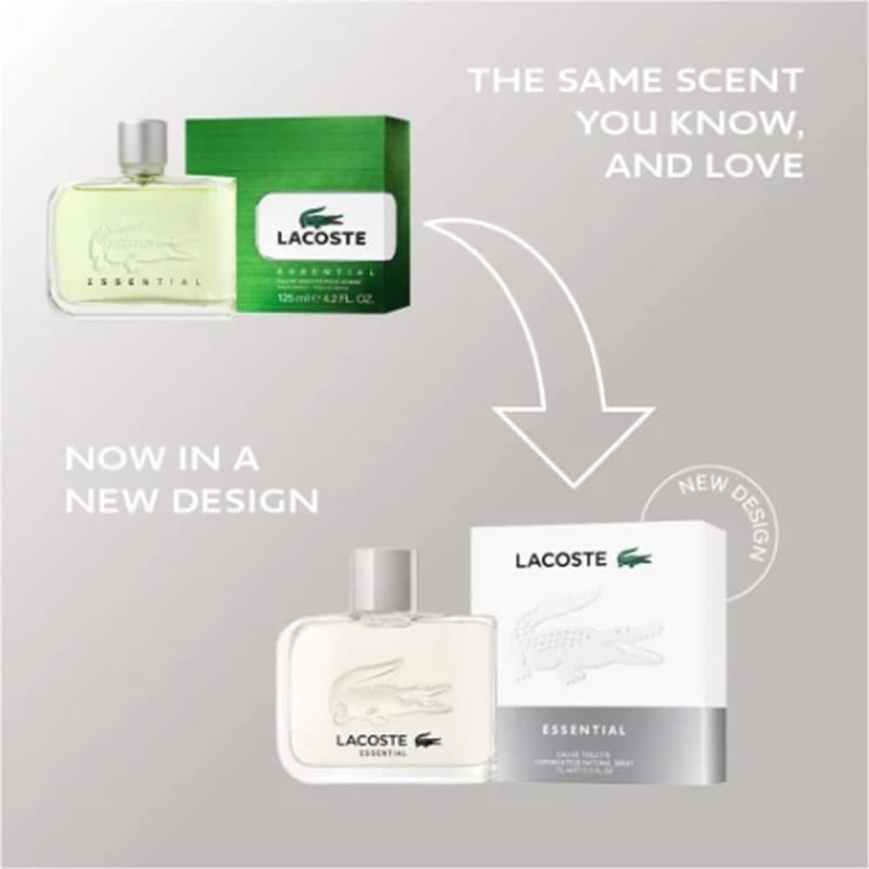 Lacoste Essential for Men Eau de Toilette 125ml 3