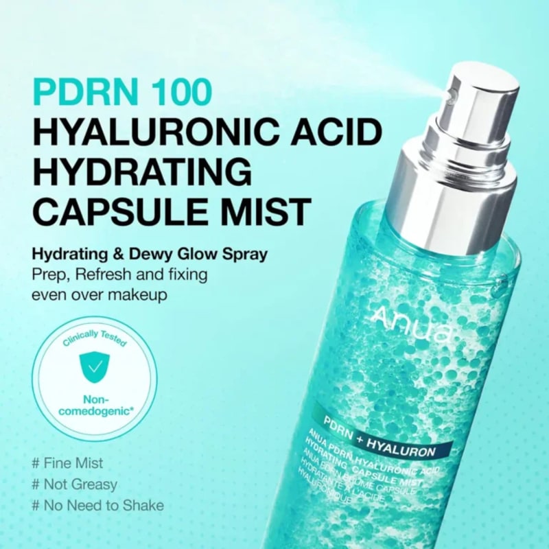 Anua PDRN Hyaluronic Acid Hydrating Capsule Mist 100ml 2