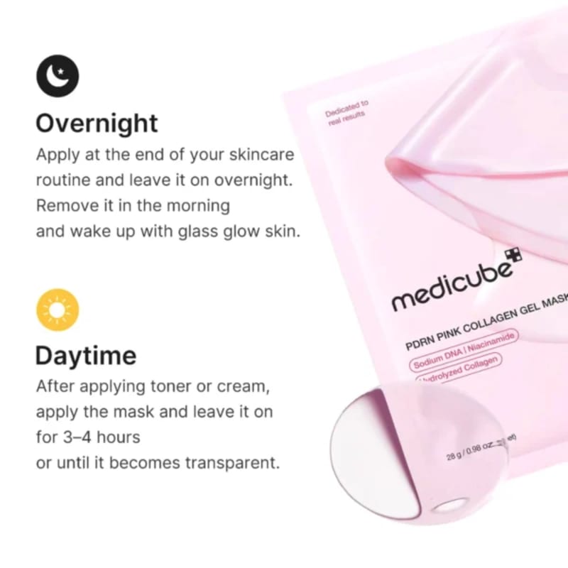 Medicube PDRN Pink Collagen Gel Mask 5