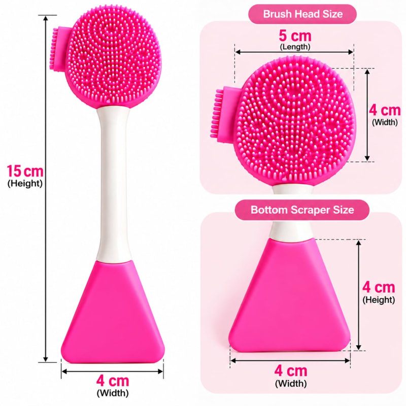 Multi Pore Brush Mask Applicator | 4-in-1 Silicone Jelly Brush 3
