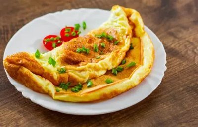 Omelete de queijo