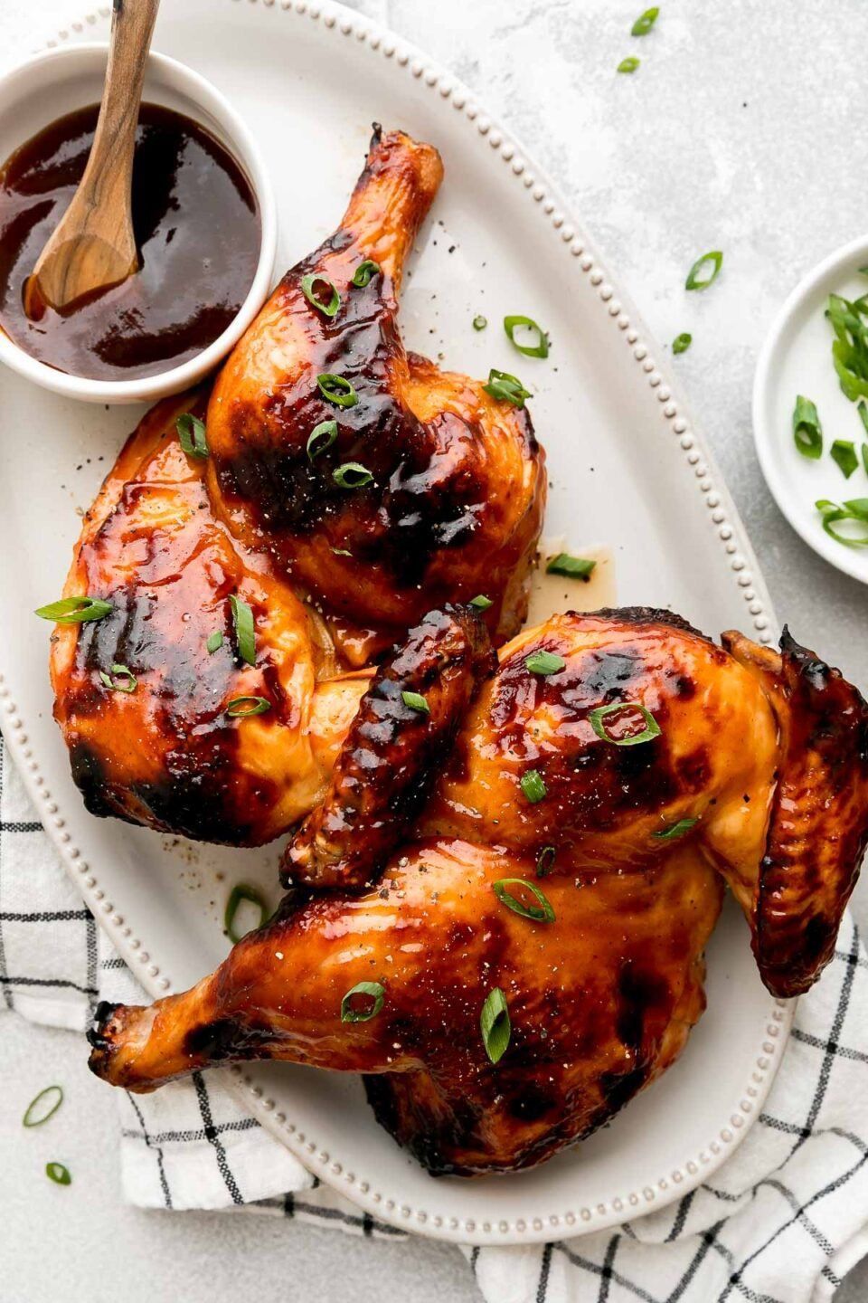 Metade do frango assado