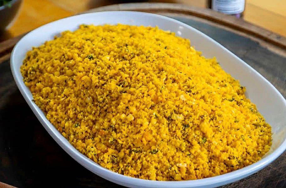 Farofa temperada