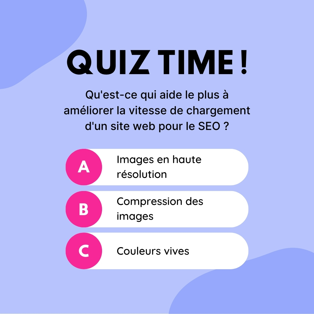 Qu'est-ce qui aide le plus à améliorer la vitesse de chargement d'un site web?