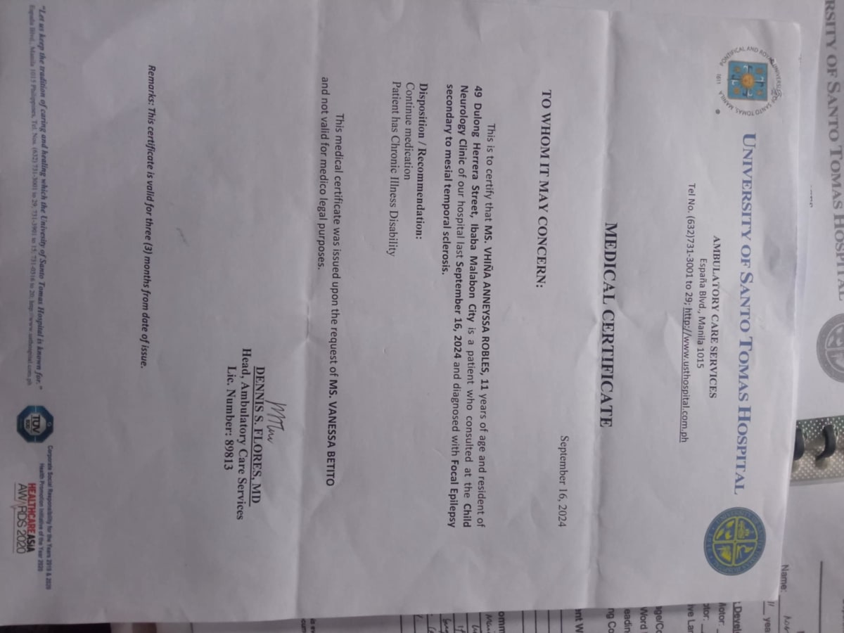 Focal epilepsy maintenance support - Image 1