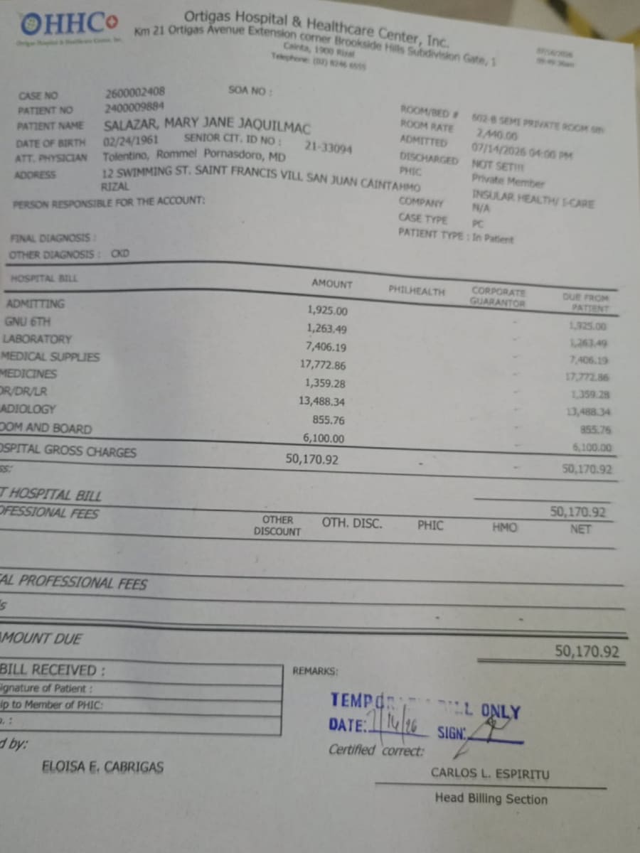 Stroke Patient with Diabetes, Liver Problem and CKD Stage 5. - Image 3