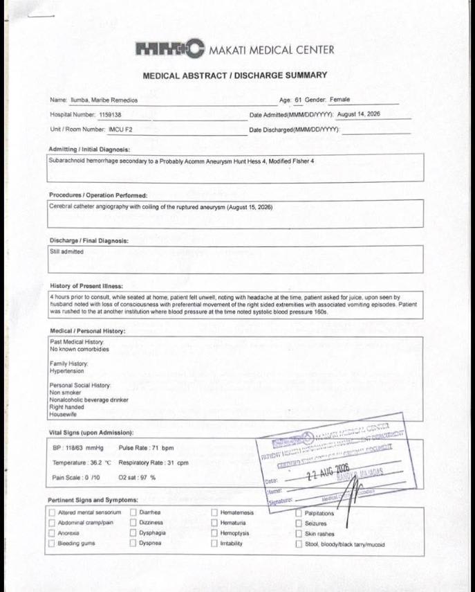 Help Us Save Our Mother, Maribe Ilumba - Image 1