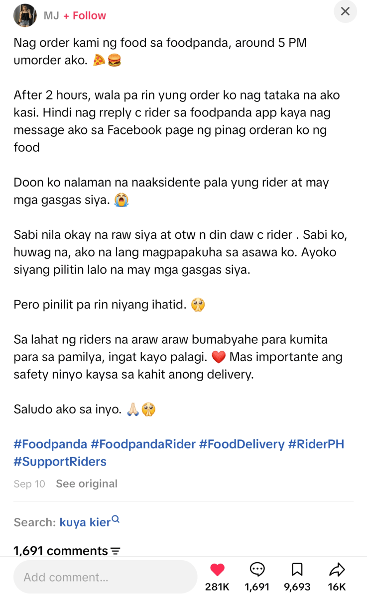 Food panda kuya keir - Image 1