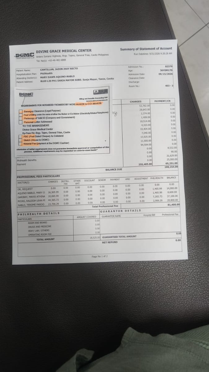 Help Jazon with his hospital bills and medication - Image 1