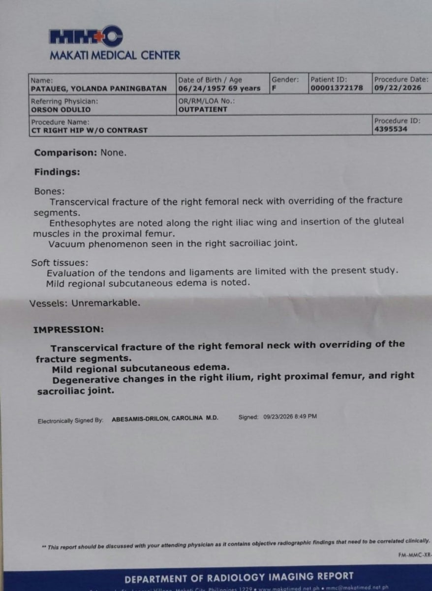 Help Mama Walk Comfortably Again – Partial Hip Replacement Fund - Image 2