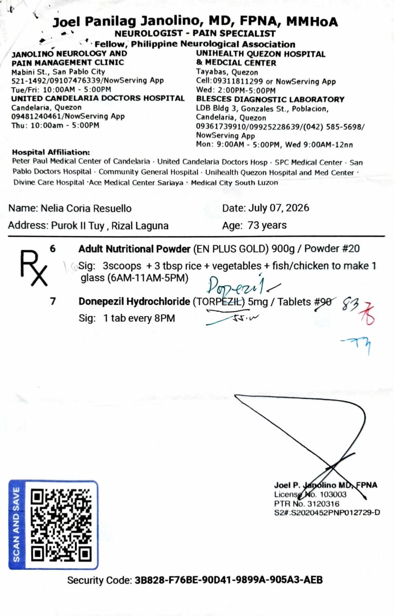 Please help Nanay Nelia's for her Brain stroke continues medication. - Image 4