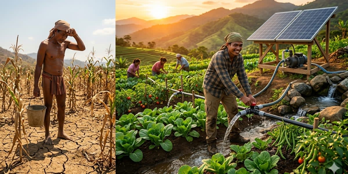 Solar-Powered Water Pump & Irrigation for IP Farms