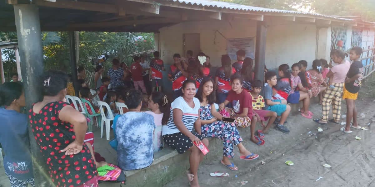 Community Feeding in aeta's community in Batangas