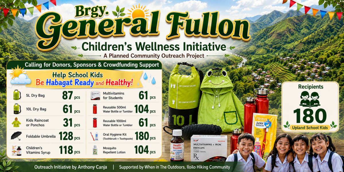 Help 180 Mountain School Kids be Habagat Ready and Healthy