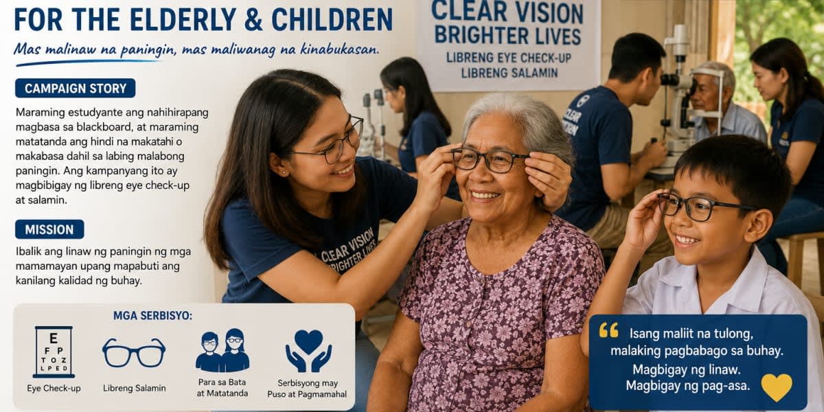 Eyeglasses for the Elderly & Children