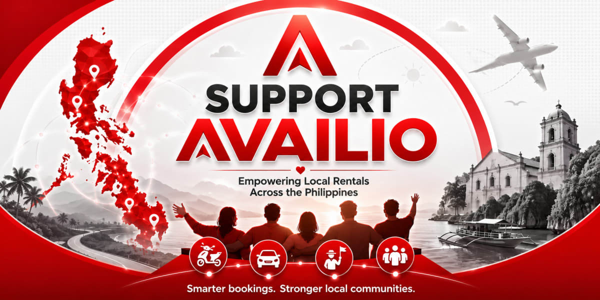 Help Locals Earn thru their own Mobile Phone - Tourism Sector via Rental Service App: AVAILIO