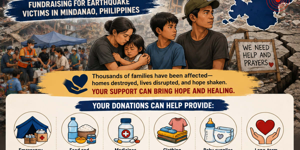 Help the Earthquake Victims in Mindanao 