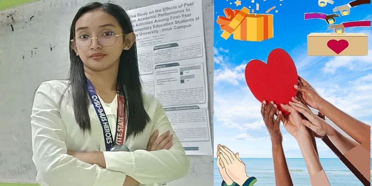 Inspiring Pinay👩🏻 deserves reward 💝🎗️ to complete her mission❕️