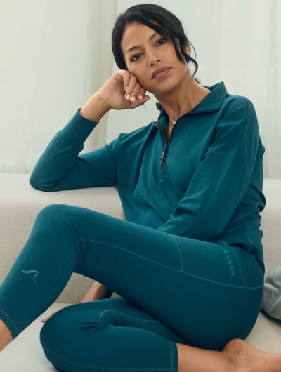 Ocean Blue Teal Leggings