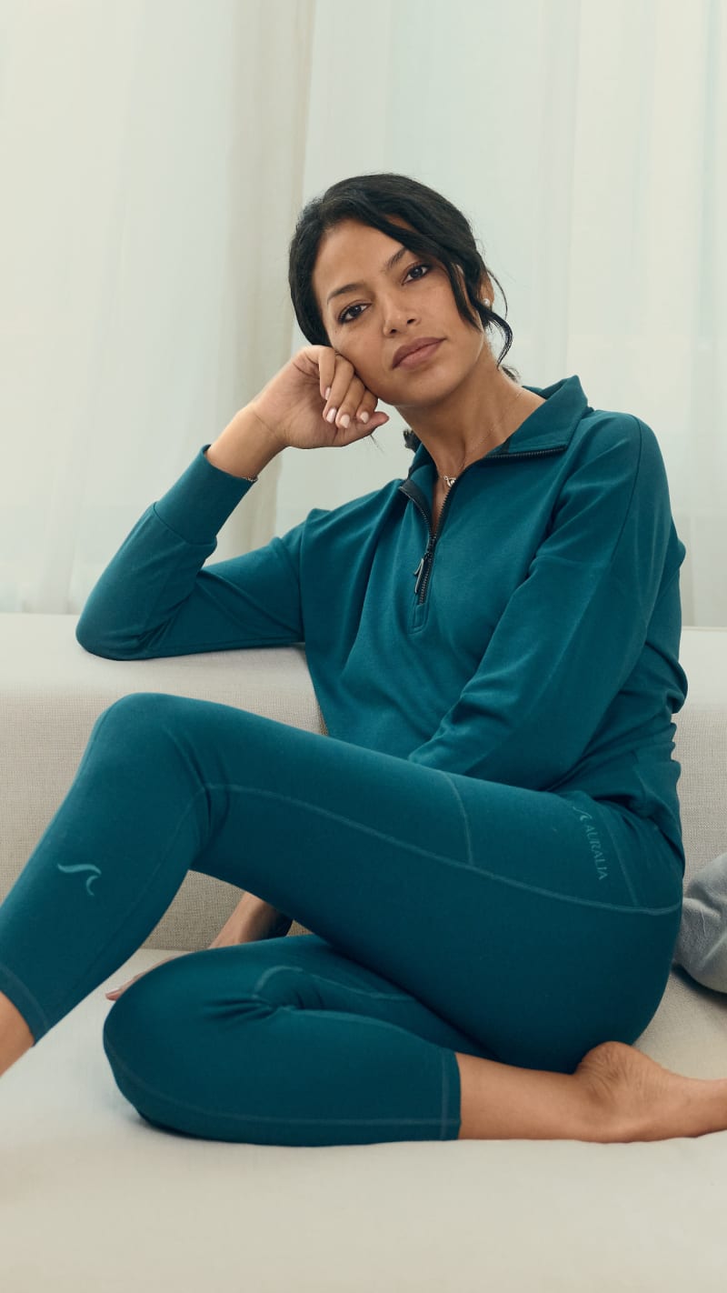 Ocean Blue Teal Leggings