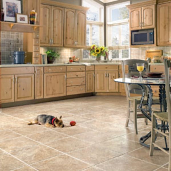 Congoleum DuraStone- Sierra Slate Rain Cloud Vinyl Tile Sample Congoleum DuraStone- Sierra Slate Rain Cloud Vinyl Tile Sample