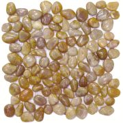 Beige Polished Pebble Interlocking Beige Polished Pebble Interlocking