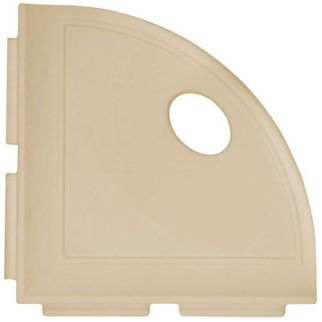 Daltile Bath Accessories Travertine Corner Shelf With Flange Cn12 6980