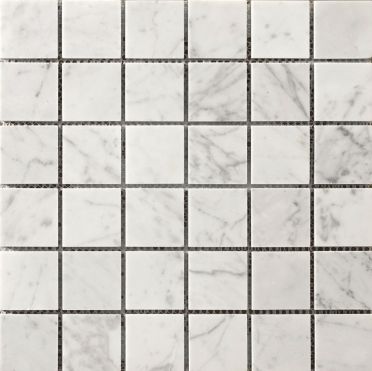 Emser Tile Marble Bianco Gioia Polished Mosaic 2x2 12x12