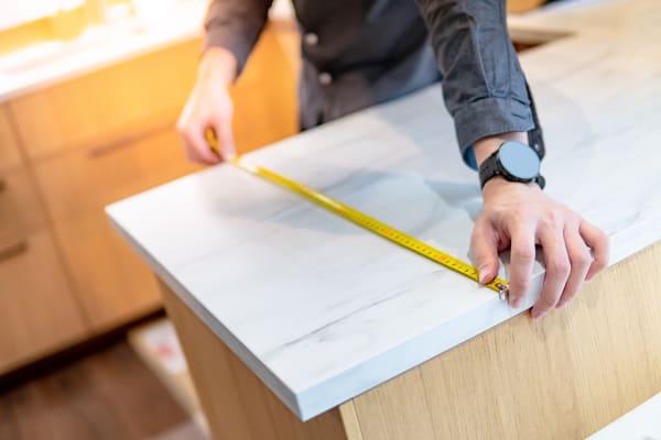 how are countertops attached in Big Bear Lake, CA