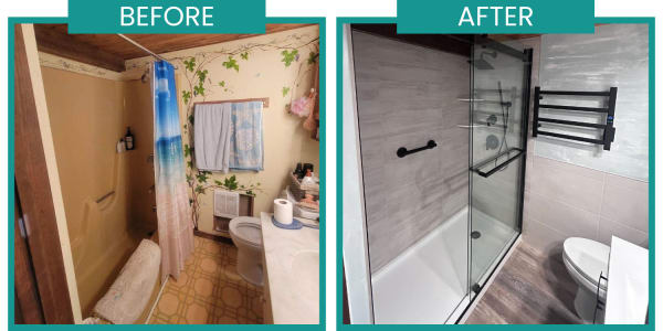 Three Beautiful Bathroom Makeovers: Before and After Inspiration