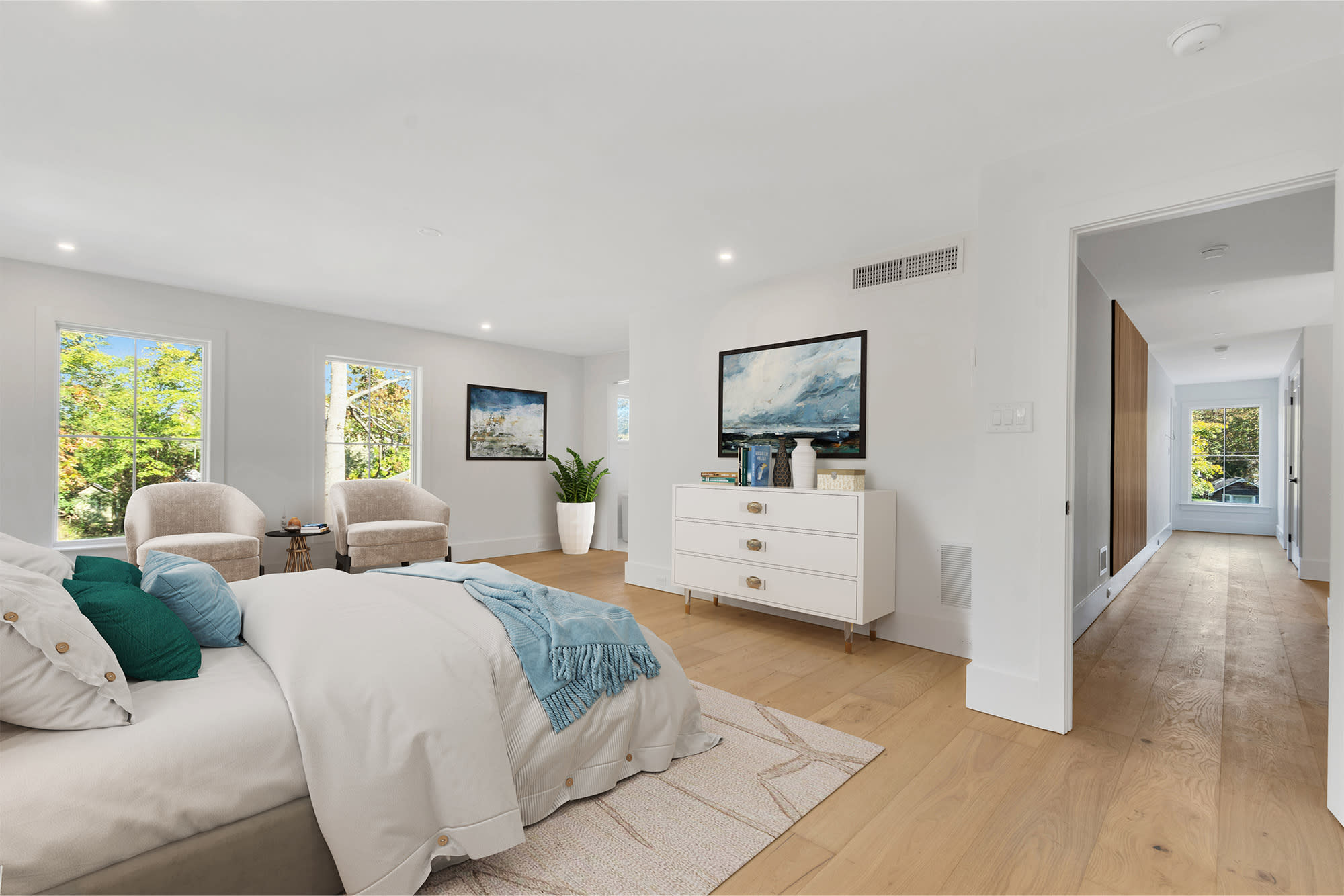 How hardwood transforms open floor plans with warmth and flow