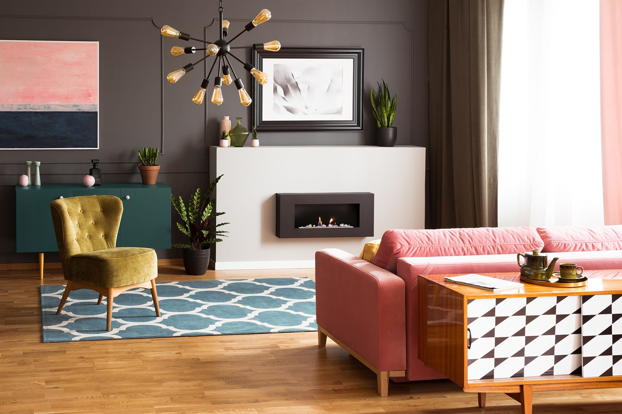 Layering area rugs on hardwood floors size and placement tips for Bergen County homes