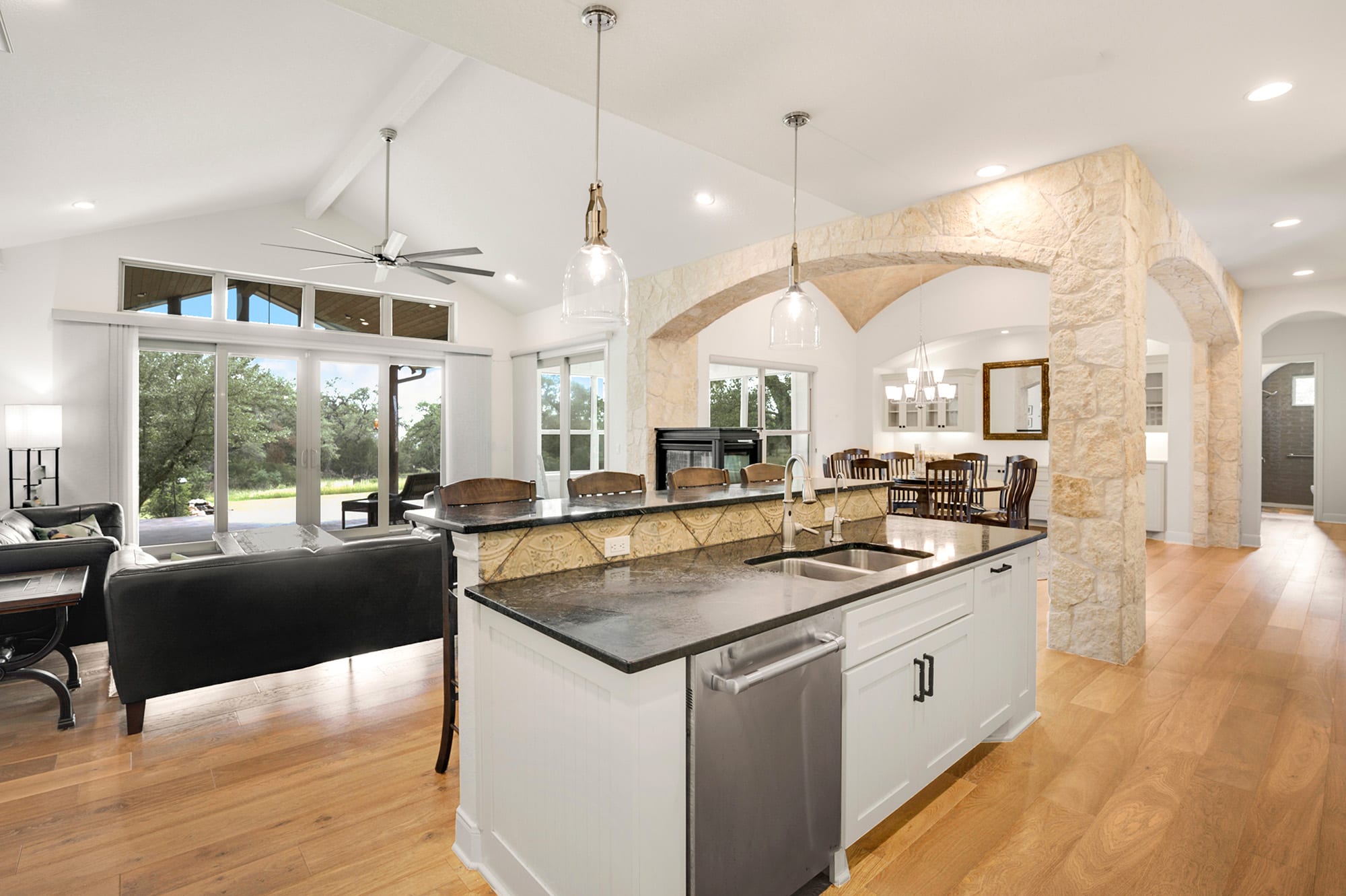 Open Concept Kitchen Living