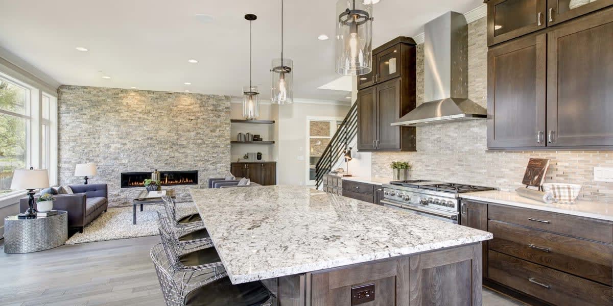 Pros and Cons of Natural Stone Countertops with Tile Lines