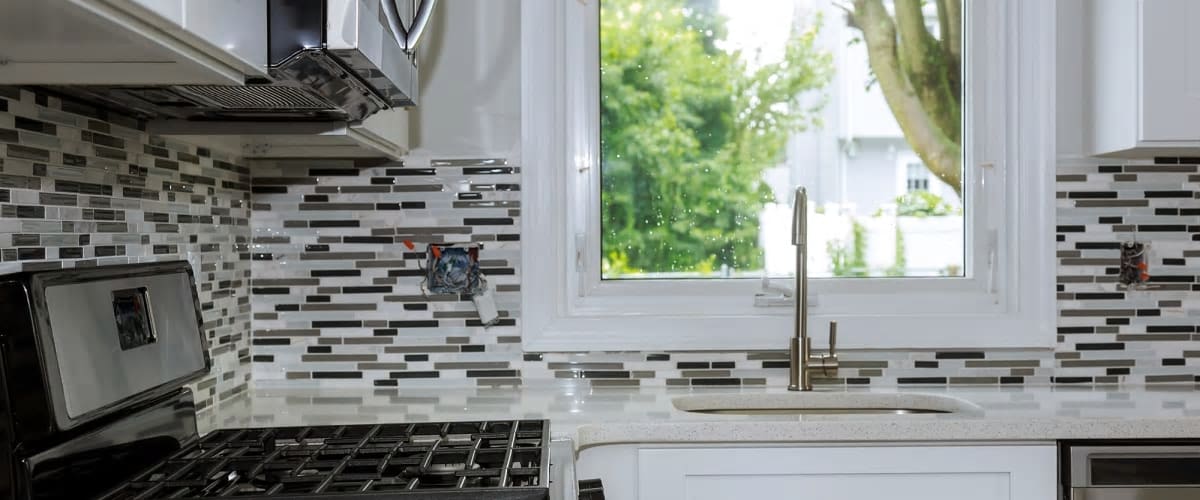 Enhance Your Kitchen with Stunning Glass Tile and Metal Tile Backsplashes from Tile Lines