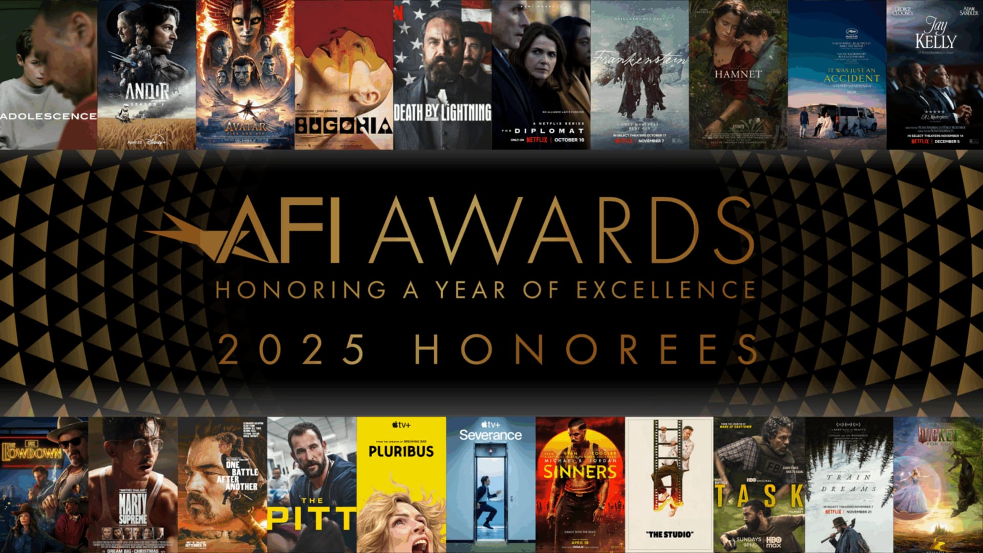 AFI AWARDS 2025 Honorees Announced