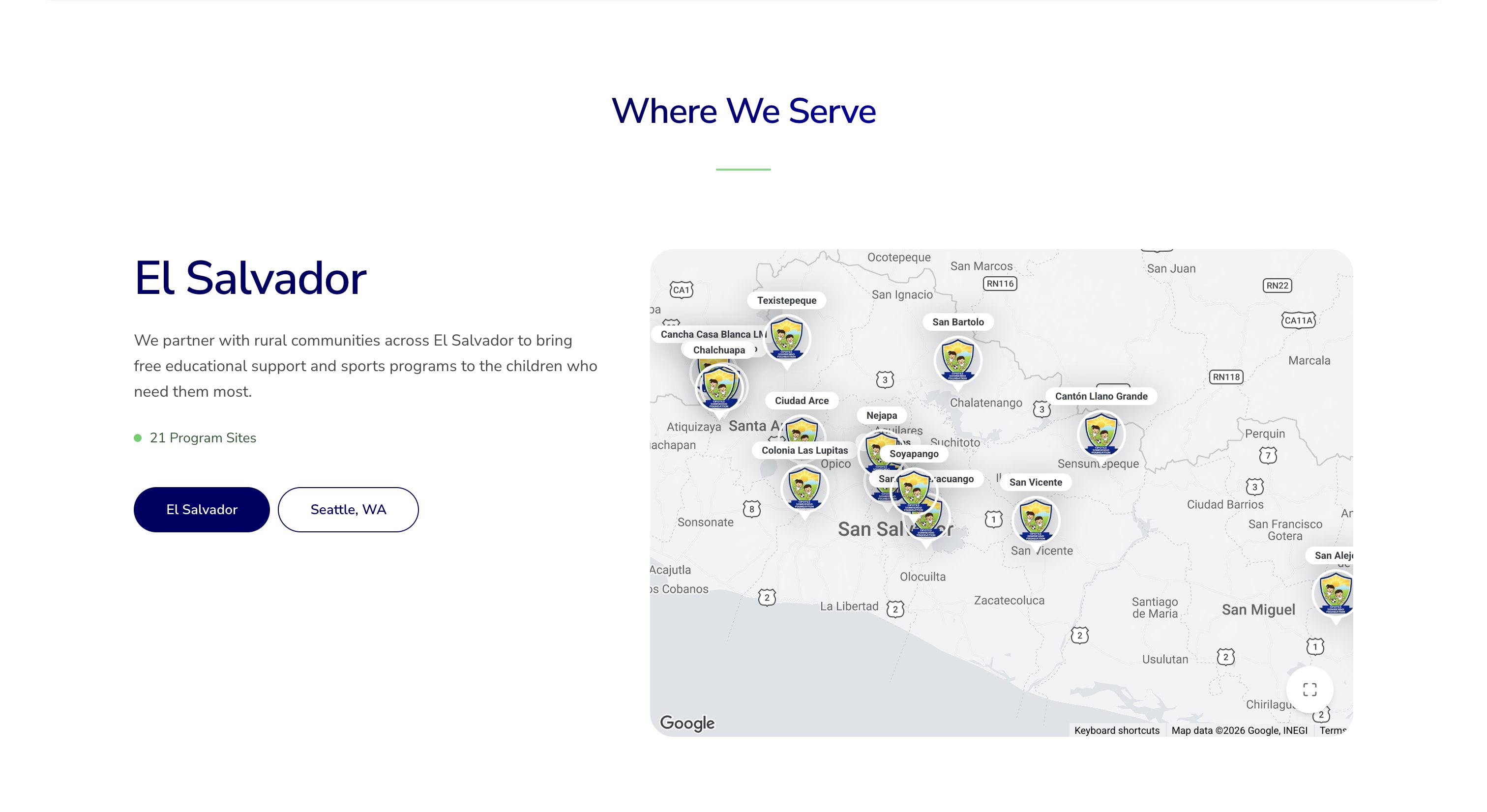 Interactive Google Map