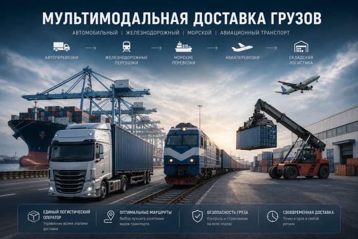 Доставка грузов по Москве и регионам России