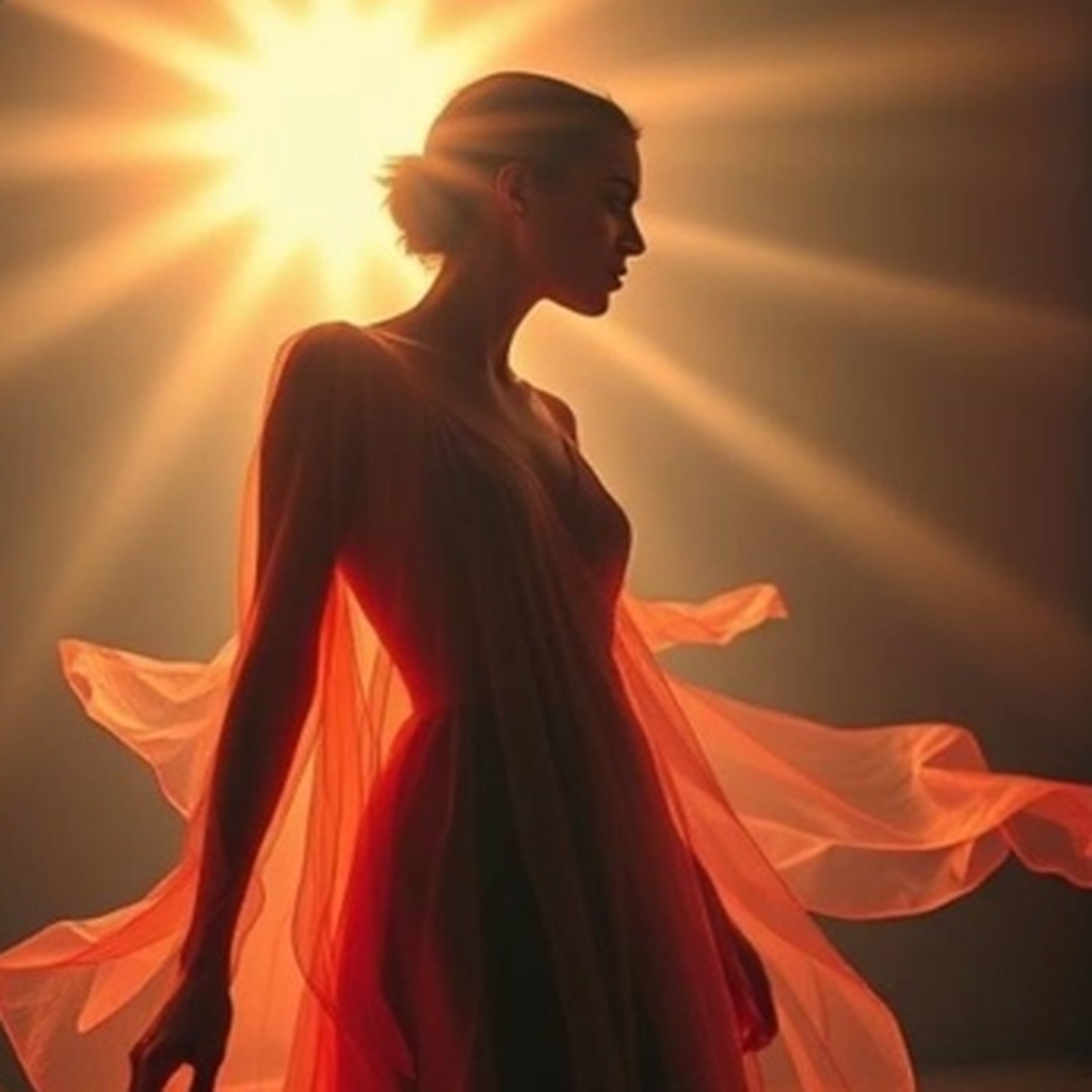 Нежный образ Сурии в женственной энергии